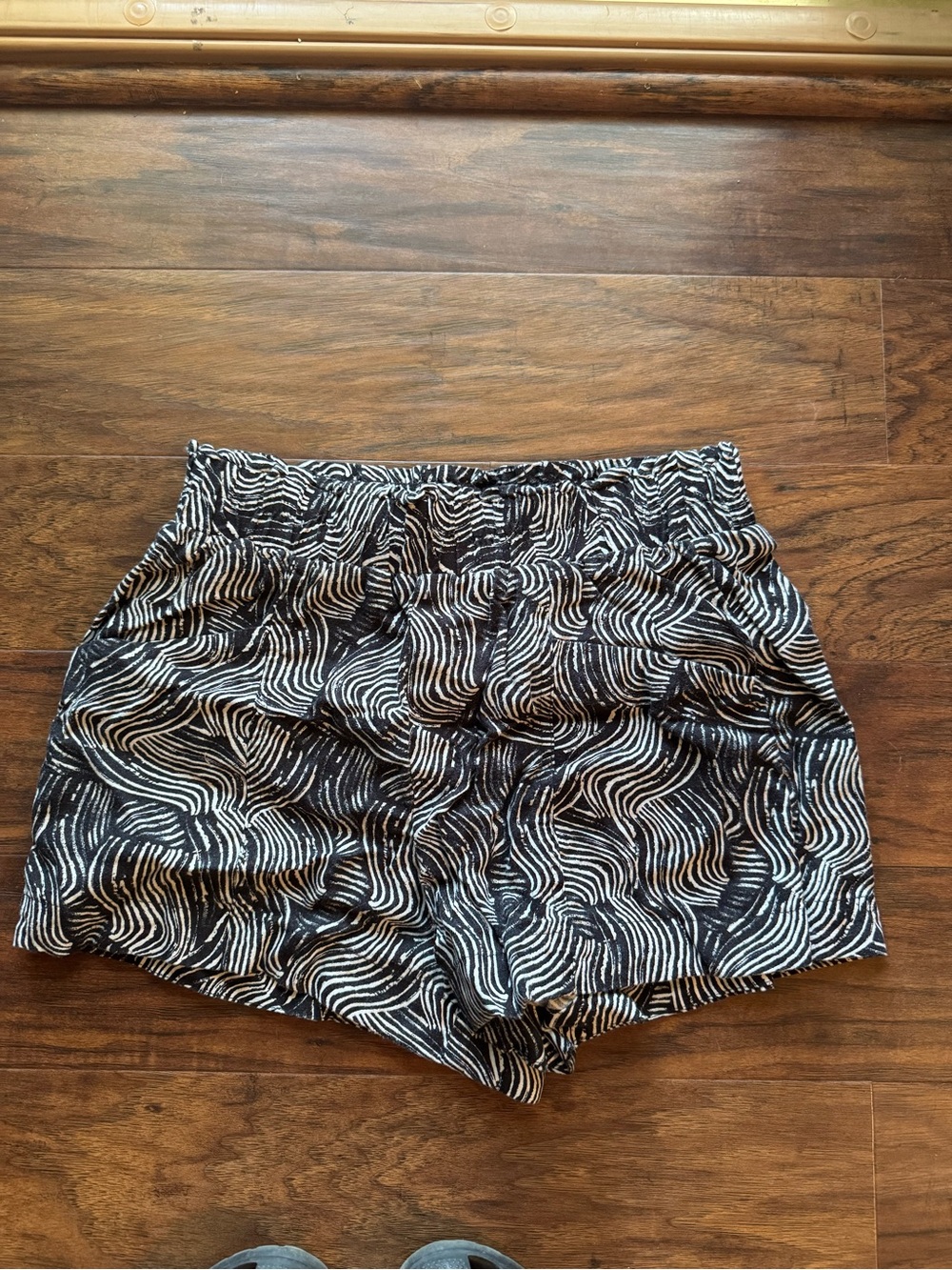 Women’s Black & White Shorts